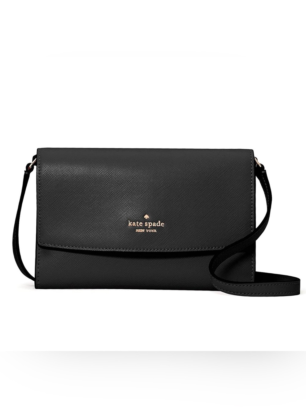 Kate Spade  NY Perry Black leather crossbody